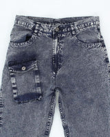 Vintage Y2K Women's Dark Stone Washed Flared Jeans - W26 L31