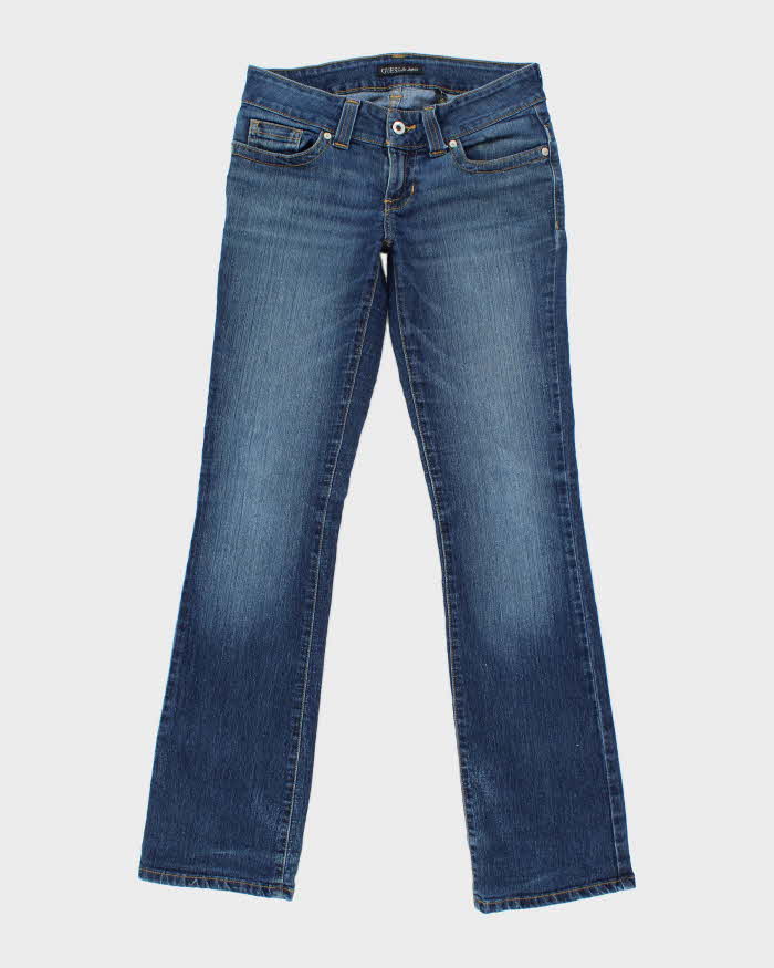 Vintage Y2K Women's Guess Dark Wash Flared Jeans - W28 L31