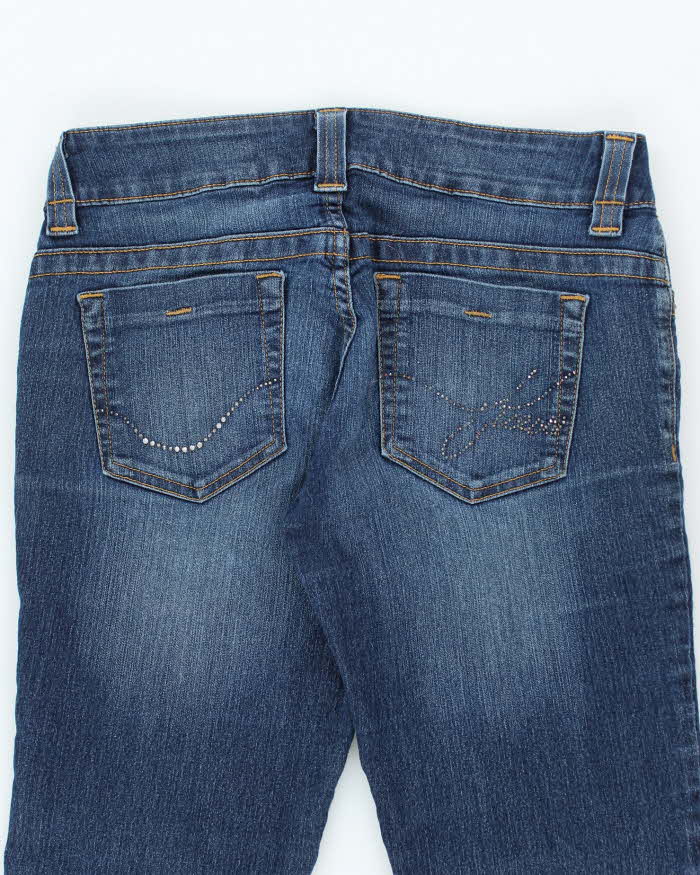 Vintage Y2K Women's Guess Dark Wash Flared Jeans - W28 L31