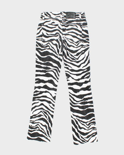 Vintage Y2k 00s Guess Zebra Print Jeans - W28 L29