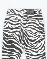 Vintage Y2k 00s Guess Zebra Print Jeans - W28 L29