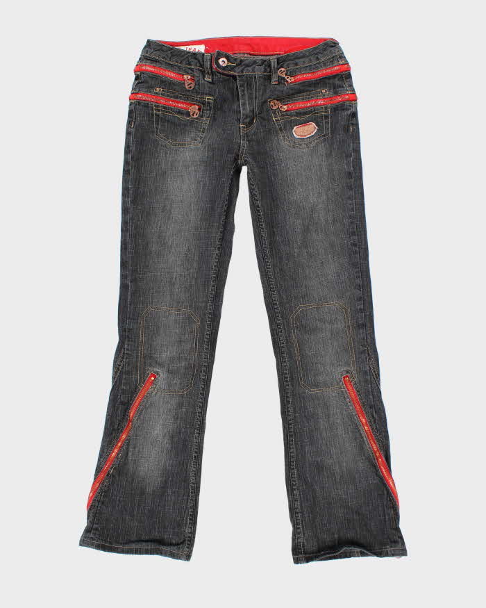 Vintage Y2k 00s Pepe Zip Jeans - W30 L30