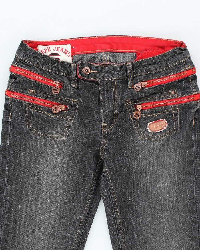 Vintage Y2k 00s Pepe Zip Jeans - W30 L30