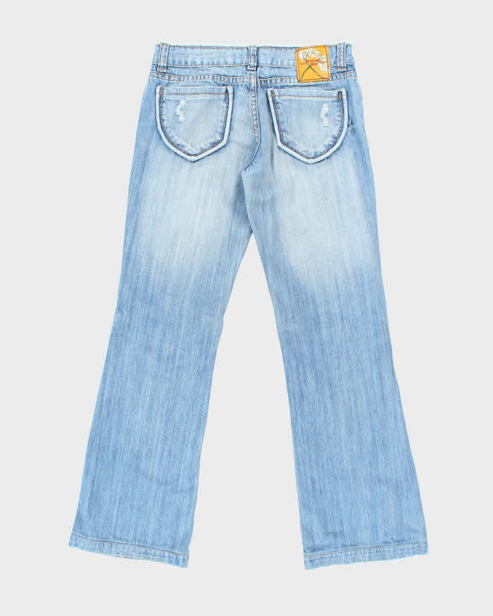 Vintage Y2K Women's Dalesi Light Wash Flared Jeans - W27 L28