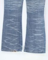 Vintage Women's Y2K Miss Me Sequined Flared Jeans - W28 L28