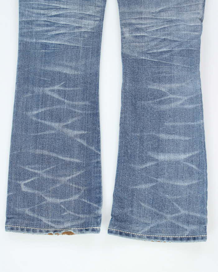 Vintage Women's Y2K Miss Me Sequined Flared Jeans - W28 L28