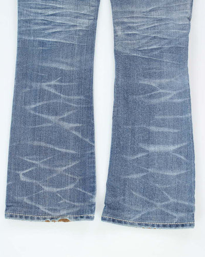 Vintage Women's Y2K Miss Me Sequined Flared Jeans - W28 L28