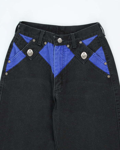 Vintage RoughRider Black Jeans - W24 L34
