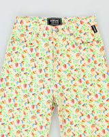Vintage 90s Versace Floral Jeans - W26 L29