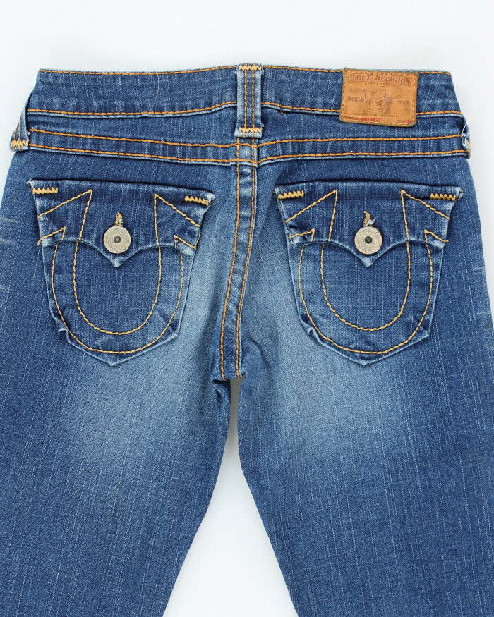 Vintage Y2k 00s True Religion Dark Wash Flared Jeans - W29 L33