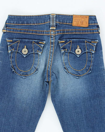 Vintage Y2k 00s True Religion Dark Wash Flared Jeans - W29 L33