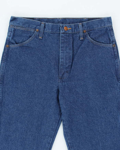 Vintage 90s Wrangler Dark Wash Blue Jeans - W32 L32