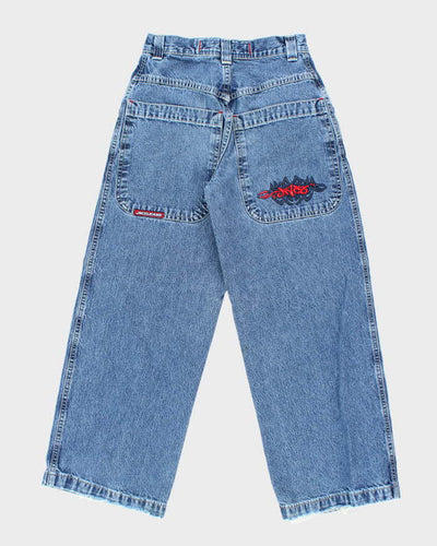 Vintage Women's Y2K JNCO Wide Leg Dark Wash Jeans - W25 L25
