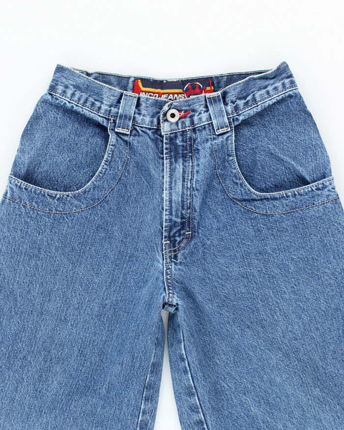 Vintage Women's Y2K JNCO Wide Leg Dark Wash Jeans - W25 L25