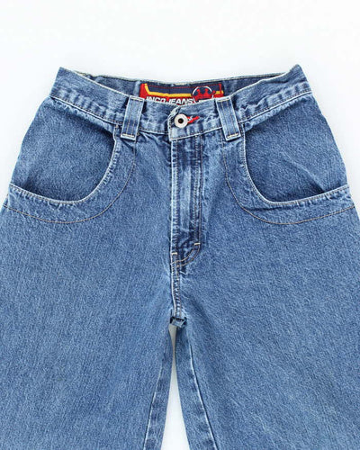 Vintage Women's Y2K JNCO Wide Leg Dark Wash Jeans - W25 L25