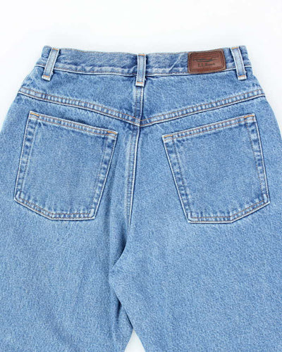 Vintage Women's Y2K L.L. Bean Lined Medium Wash Jeans - W24 L28