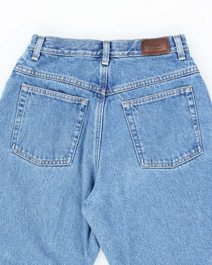 Vintage Women's Y2K L.L. Bean Lined Medium Wash Jeans - W24 L28