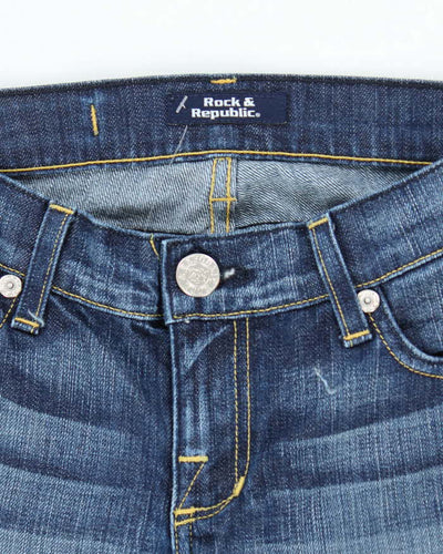 Vintage Y2k 00s Rock & Republic Rhinestone Jeans - W28 L29