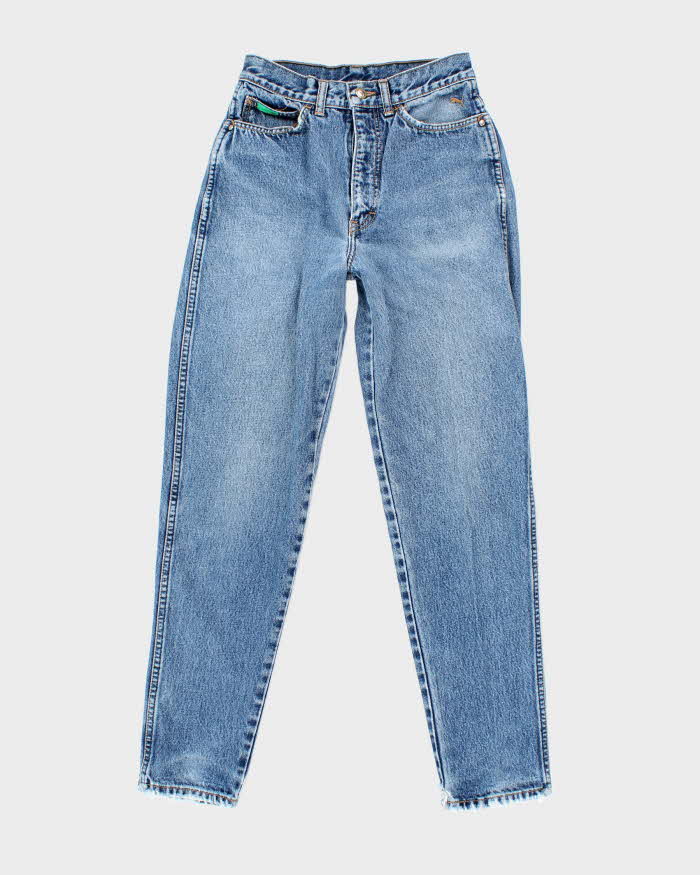 Vintage Y2K Women's Puma Medium Wash Straight Leg Jeans - W24 L28