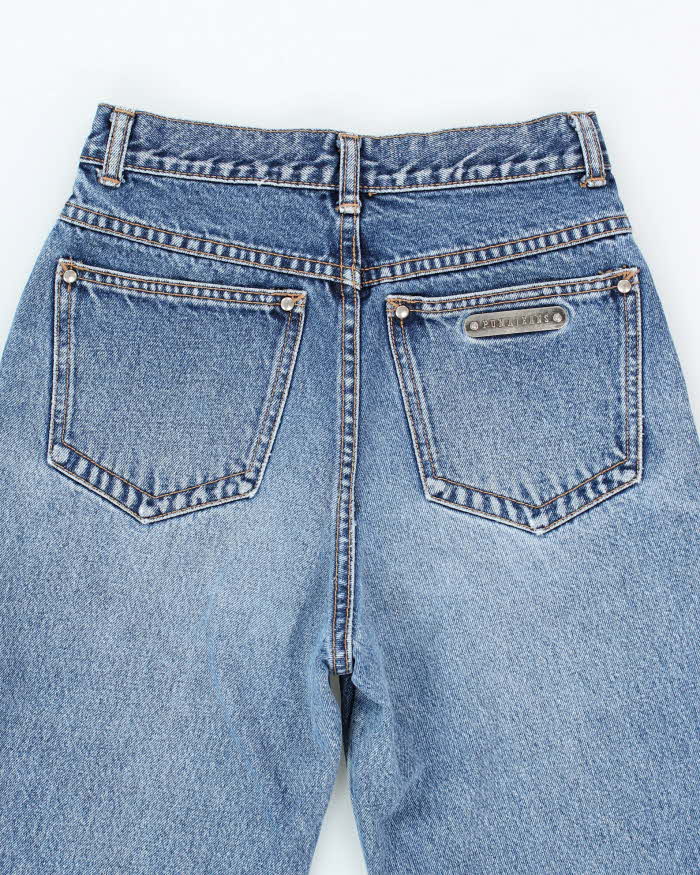 Vintage Y2K Women's Puma Medium Wash Straight Leg Jeans - W24 L28
