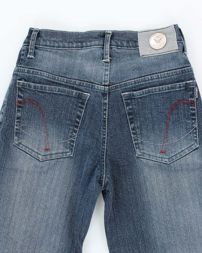 Vintage 2000's Versace Dark Wash Relaxed Fit Jeans - W24 L32