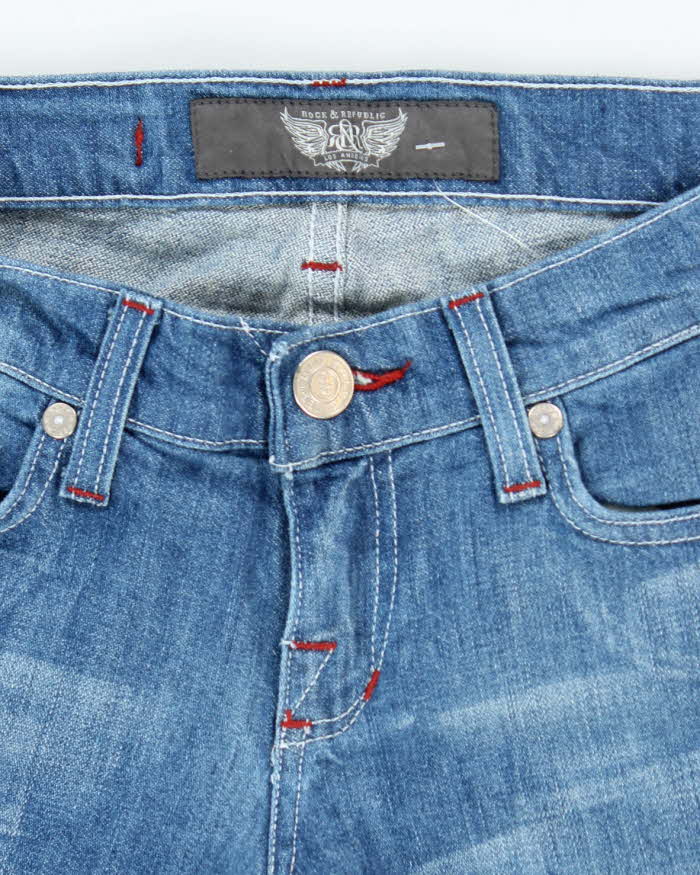Vintage Y2k 00s Rock & Republic Rhinestone Jeans - W28 L35