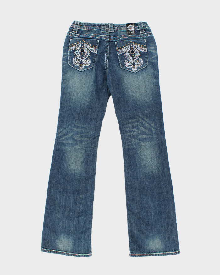 Vintage Y2k 00s Cello Rhinestone Jeans - W28 L32