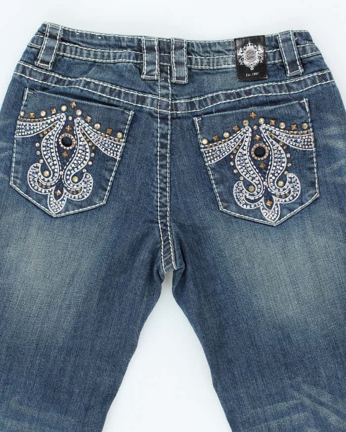 Vintage Y2k 00s Cello Rhinestone Jeans - W28 L32