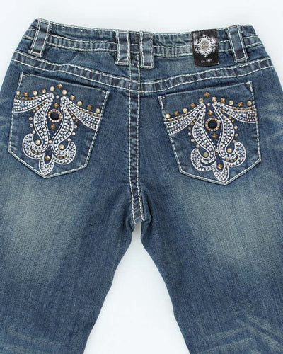 Vintage Y2k 00s Cello Rhinestone Jeans - W28 L32
