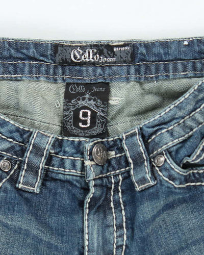 Vintage Y2k 00s Cello Rhinestone Jeans - W28 L32