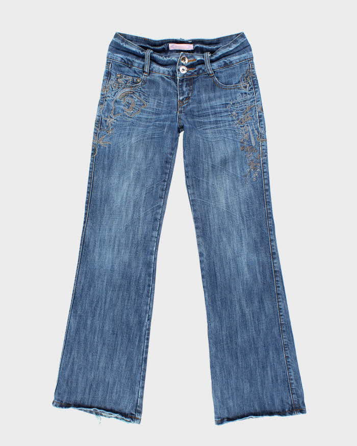 Vintage Y2k 00s Marvellous Embroidered Jeans - W26 L32