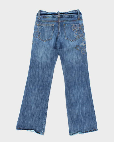 Vintage Y2k 00s Marvellous Embroidered Jeans - W26 L32