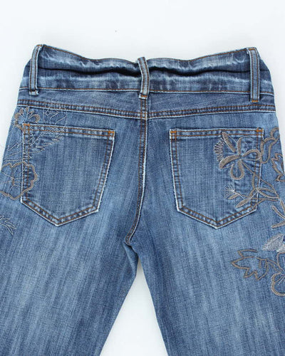 Vintage Y2k 00s Marvellous Embroidered Jeans - W26 L32