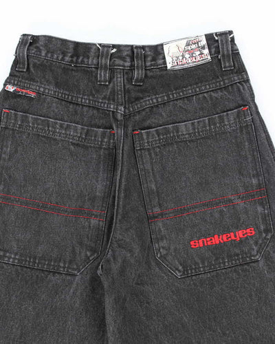 Vintage 90s Snakeyes Wide Leg Jeans - W28 L30