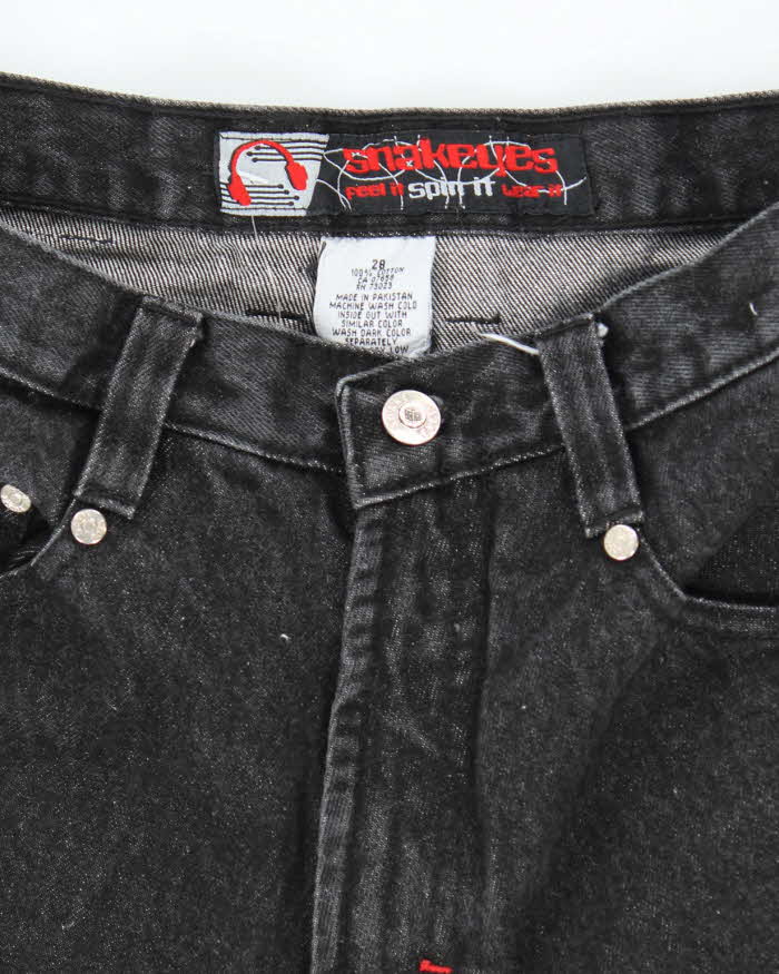 Vintage 90s Snakeyes Wide Leg Jeans - W28 L30