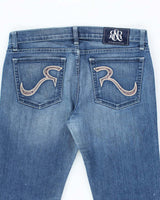 Vintage Y2k 00s Rock &amp; Republic Rhinestone Bootcut Jeans - W32 L33
