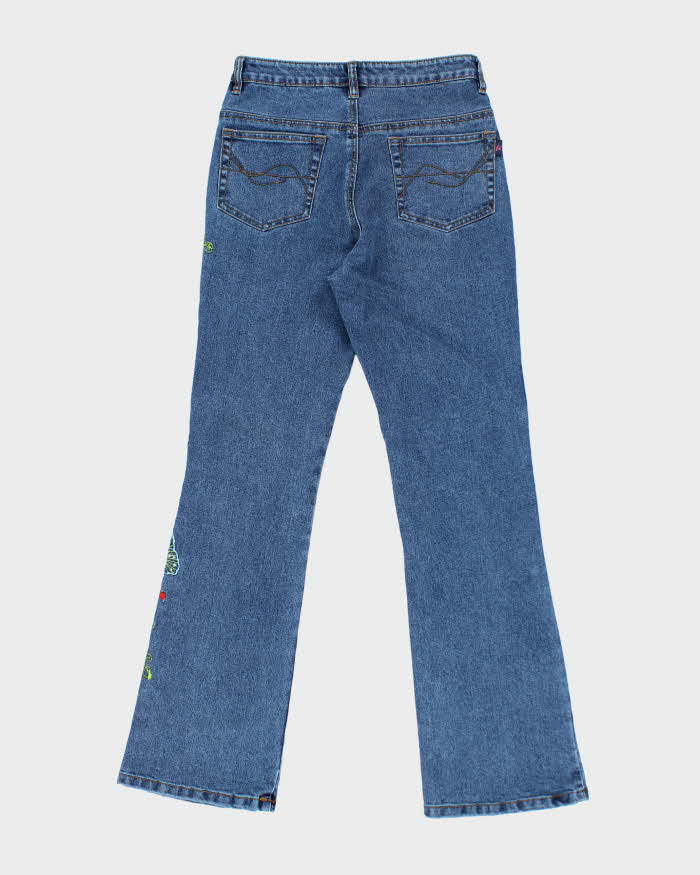 Vintage Y2k 00s Kahing Embroidered Bootcut Jeans - W26 L29