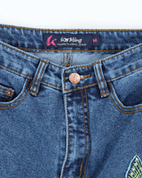 Vintage Y2k 00s Kahing Embroidered Bootcut Jeans - W26 L29