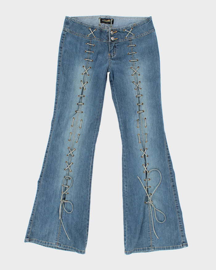 Vintage Y2k 00s Angels Lace-Up Jeans - W30 L31