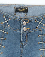 Vintage Y2k 00s Angels Lace-Up Jeans - W30 L31