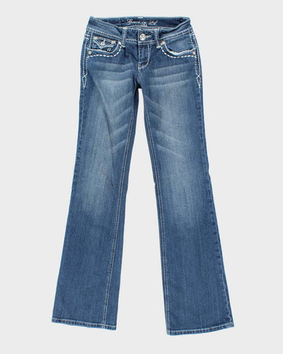 Vintage Y2k 00s Grace Rhinestone Bootcut Jeans - W28 L33