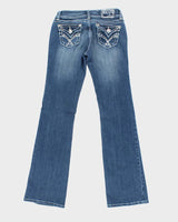 Vintage Y2k 00s Grace Rhinestone Bootcut Jeans - W28 L33