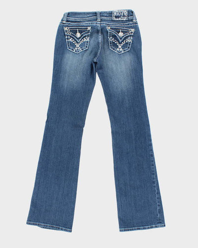Vintage Y2k 00s Grace Rhinestone Bootcut Jeans - W28 L33