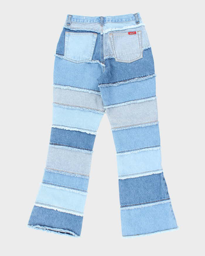 Vintage Y2k 00s Zana Di Patchwork Cropped Jeans - W26 L27
