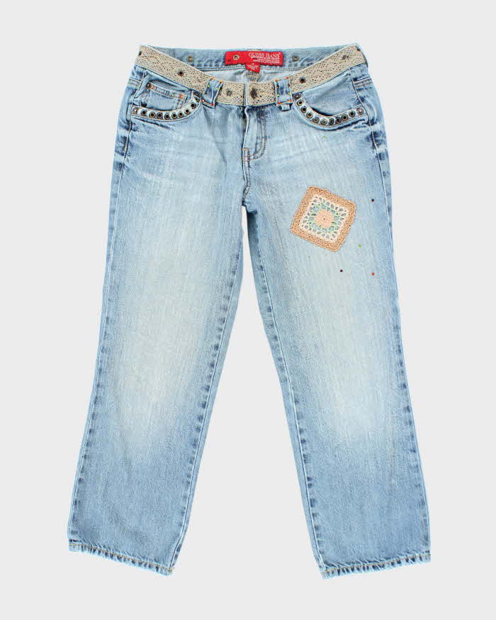 Vintage Y2k 00s Guess Denim Capris - W30 L24