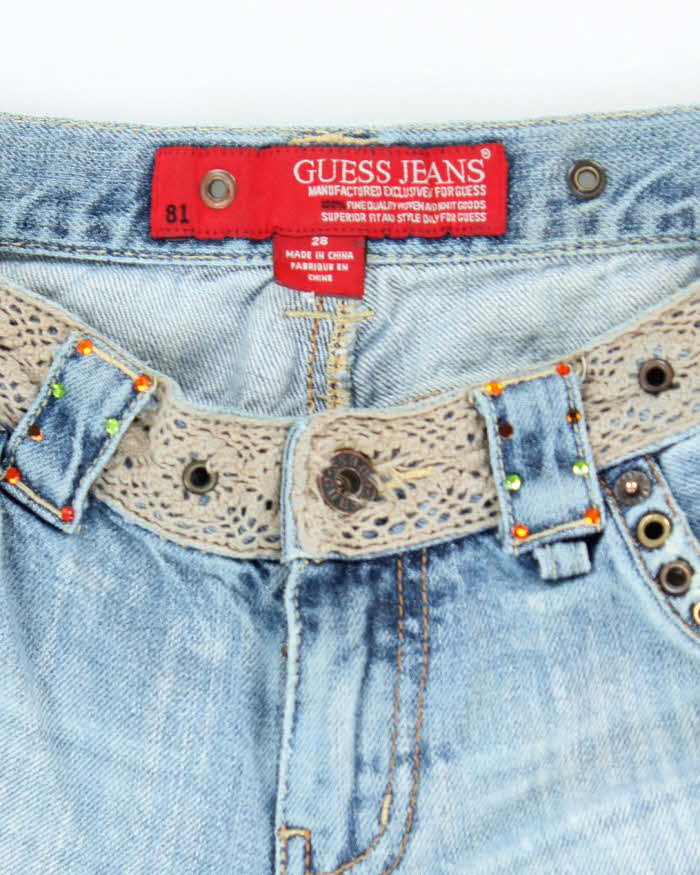 Vintage Y2k 00s Guess Denim Capris - W30 L24