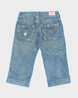 Vintage Y2k 00s True Religion Denim Capris - W31 L20