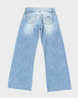 Vintage Y2K Miss Sixty Light Wash Wide Leg Flared Jeans - W26 L27