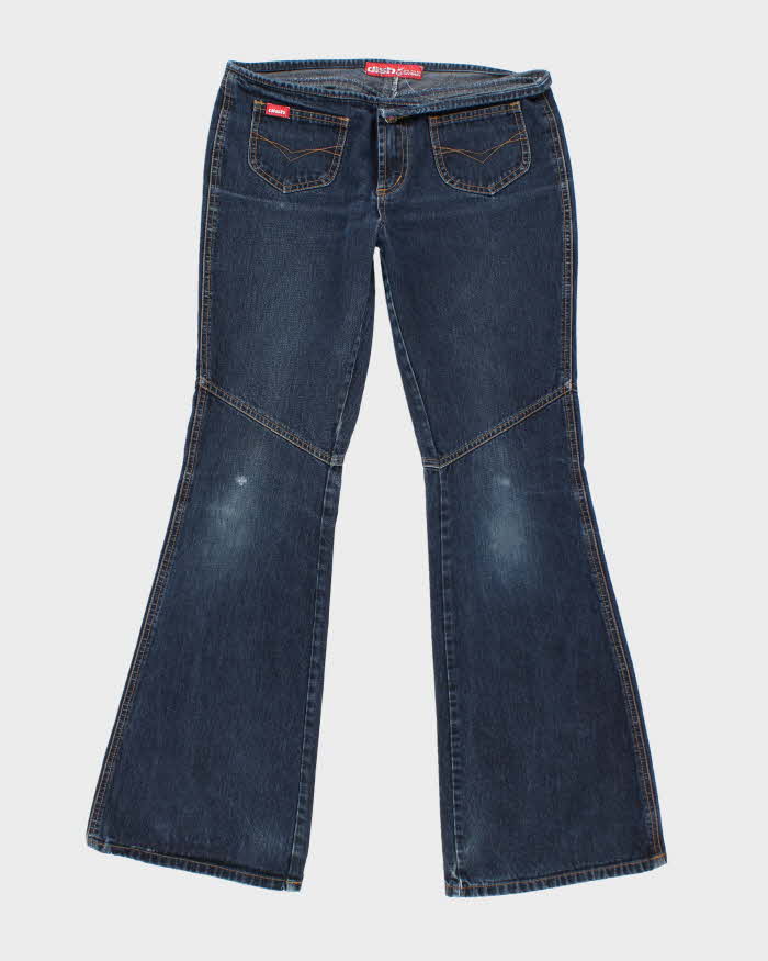 Vintage Y2k 00s Dish Flare Jeans - W32 L33
