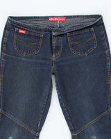Vintage Y2k 00s Dish Flare Jeans - W32 L33